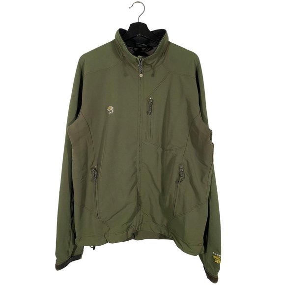 Mountain Hardwear Offwidth Soft Shell Jacket green mens size XL - Picture 1 of 8